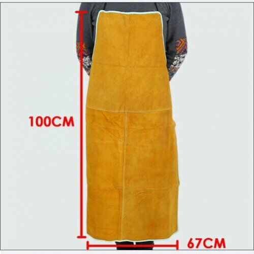 Cowhide Protective Apron Welder's Electric Welding Heat Insulation Protection