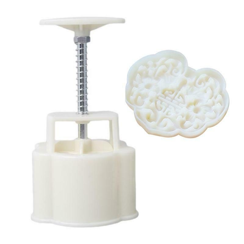 Food-Grade Plastic Pastry Moon Cake Mold Thickness Adjustable Ru Yi Cake Stamp