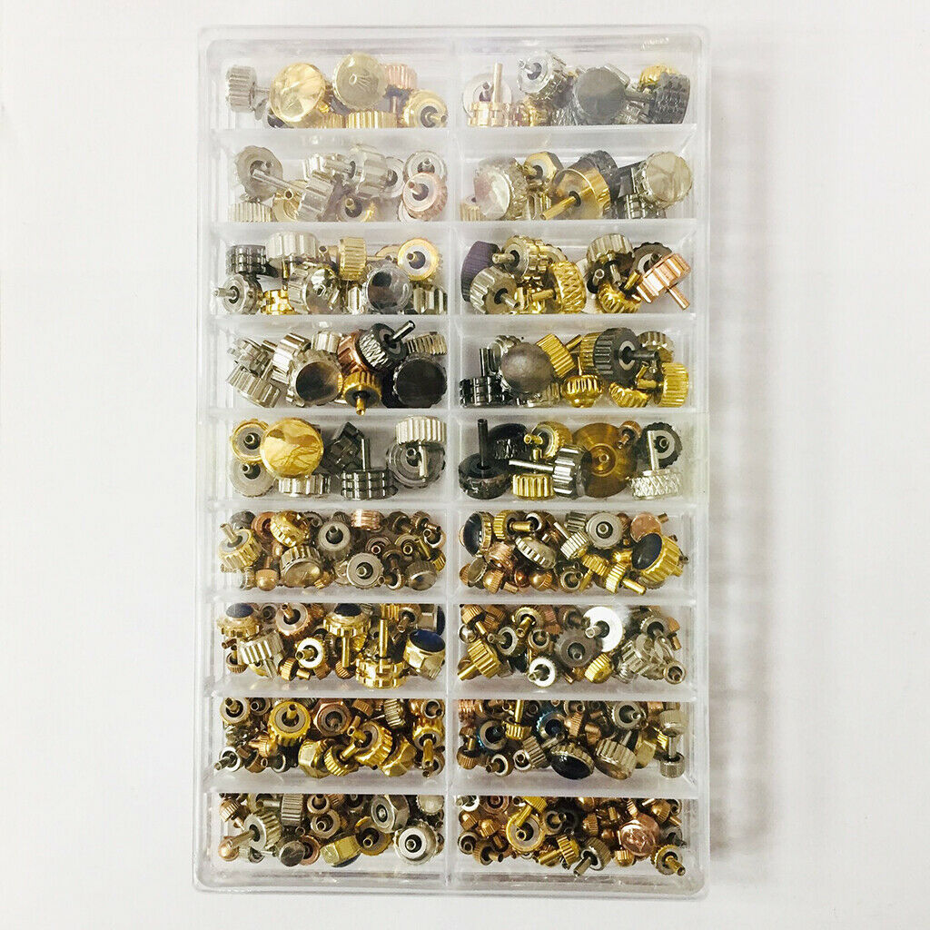 New 3-7mm Watch Crown Head Replacement for Watchmaker Repair Tool Parts Kit
