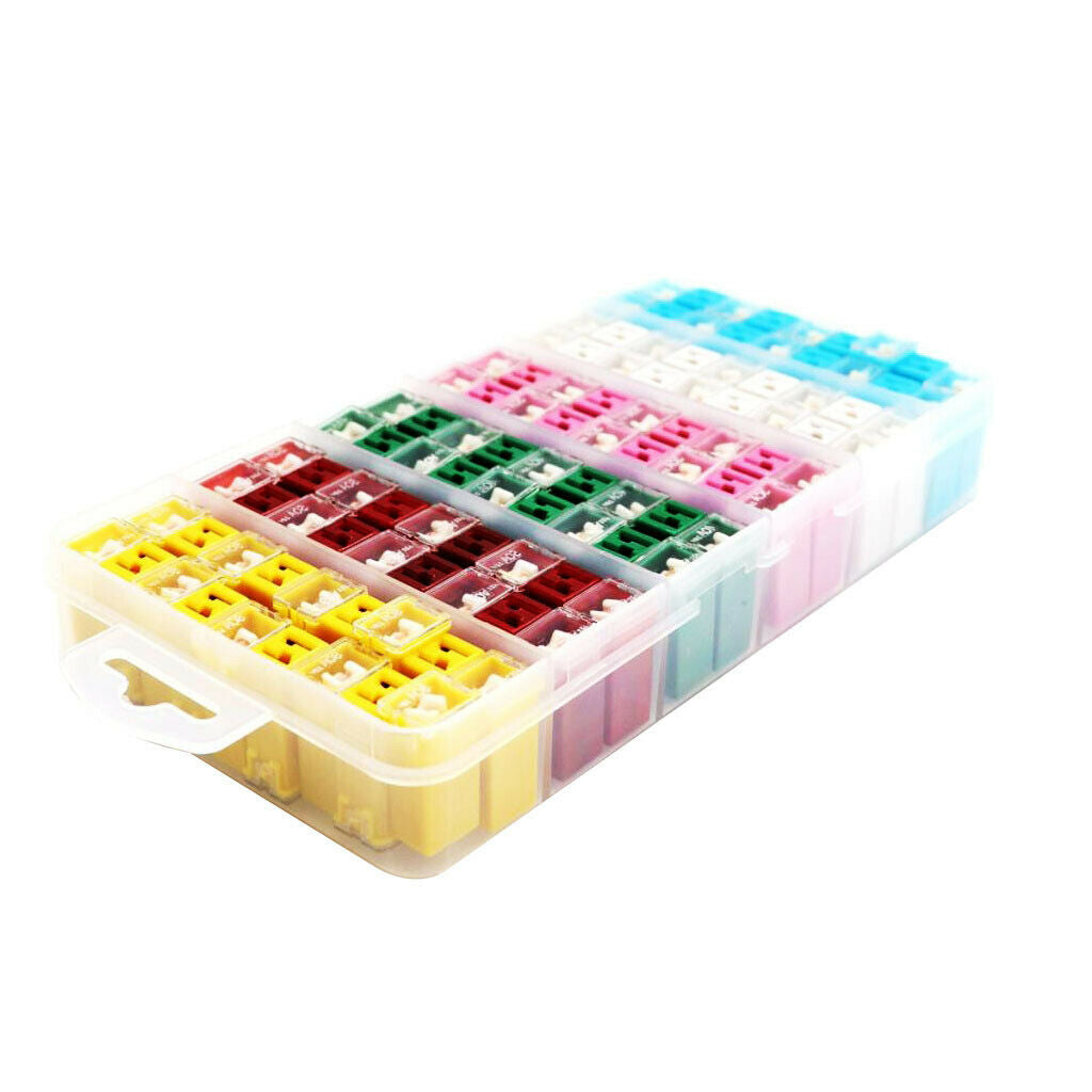 108x Durable JCASE Box Shaped Fuse Kit 20A 25A 30A 40A 50A 60A 32V F2830-Z