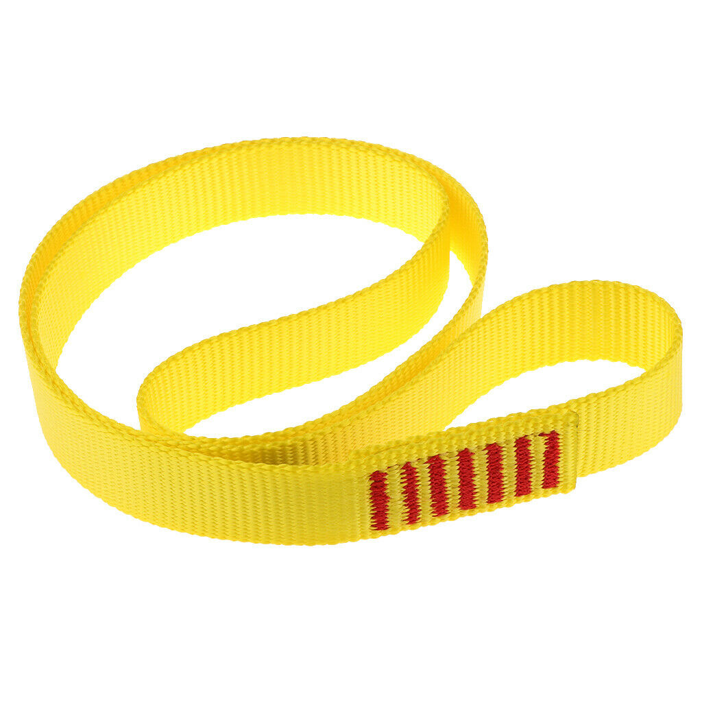 2X 23KN Climbing Sling Fall Protection   Safety Webbing Strap Belt, 60cm