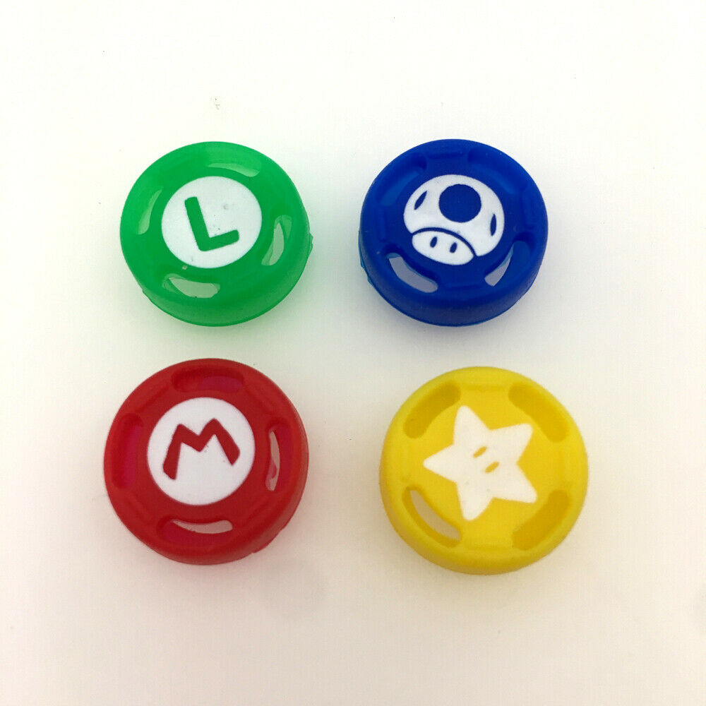 10 Sets Silicone Thumbsticks Grip Cap Mario Luigi for Nintendo Switch Joy-Con