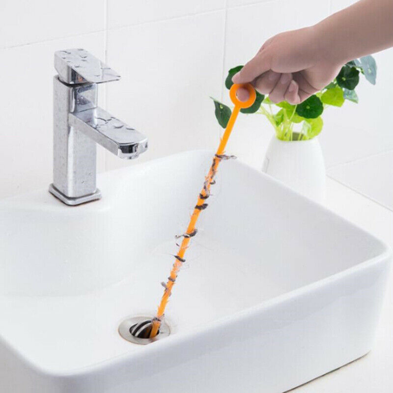 Sink Hair Cleaning Kitchen Bathroom Sewer Filter Drain Clean Clog Too.l8