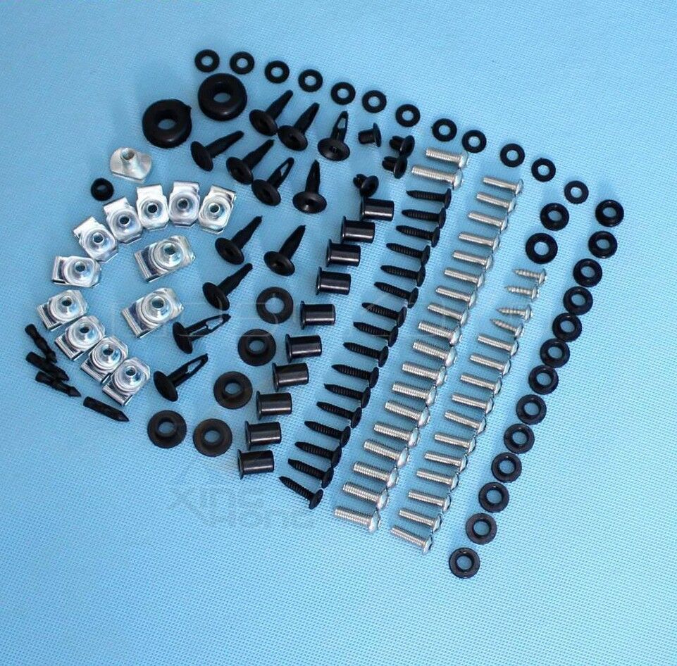 109Pcs Fairing Bolt Kit Body Work Screws For Suzuki GSX-R 600 750 06 2007 CD BK