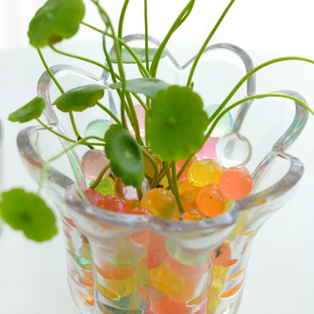1Bags Jelly Crystal Beads Flower Arranging Decoration Home Decoratio.l8