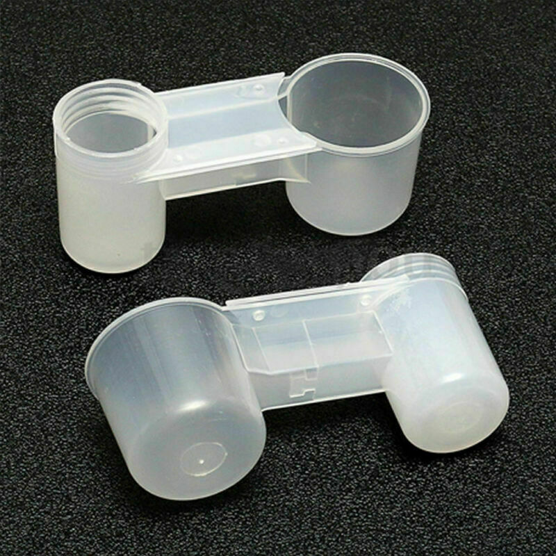 20/set Pet Bird Feeder Drinker Cup Water Bottle For Chicken Poultry Dove Pigeon