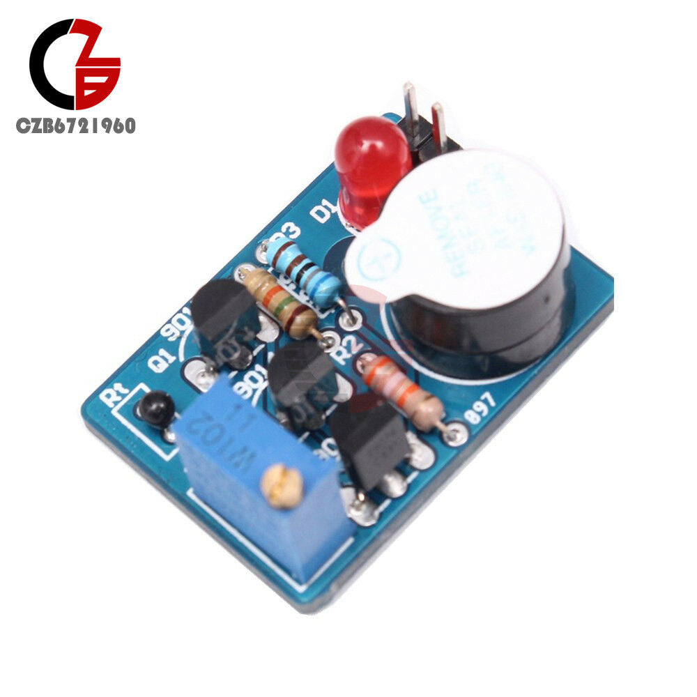 DIY Kit Electronic Temperature Control Module Sound Light Alarm DC 3V~5V LED