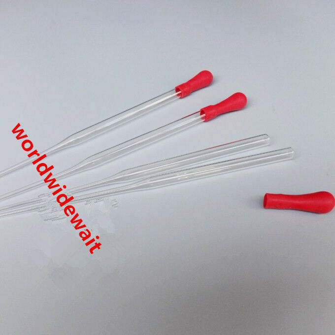 10pcs Reusable Glass Droppers Pipette Essential oils with the dropper 8x200mm