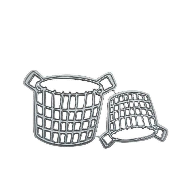 Basket Metal Cutting Dies Stencil DIY Scrapbook Album Paper Card Template Mold