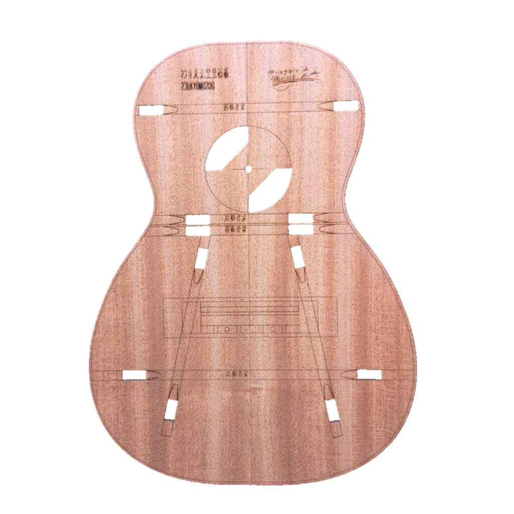 23inch Wood Ukulele Body Template Small Four-string Guitar Making Mold Shape