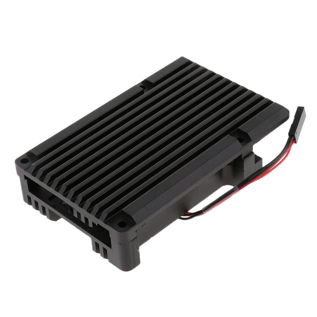Raspberry Pi Case, Raspberry Pi Metal Case with Dual Fan Aluminium Alloy,