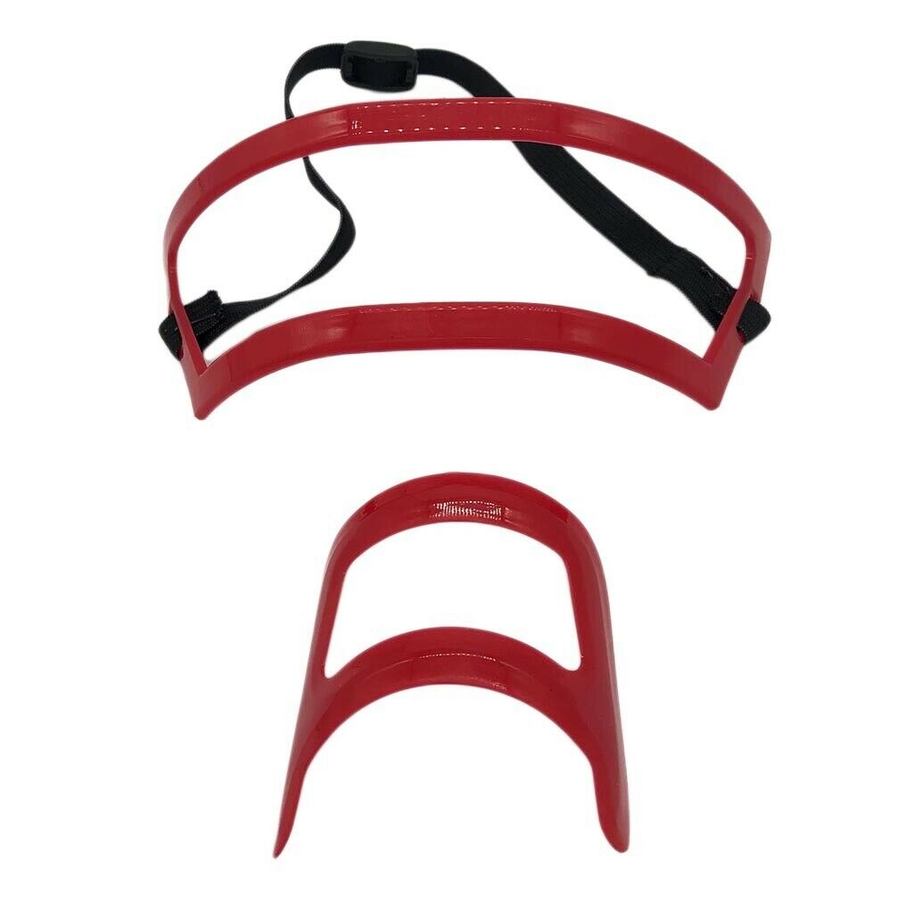 Men Beard Shaping Styling Tool Neckline Shaving Template Grooming Kit Red