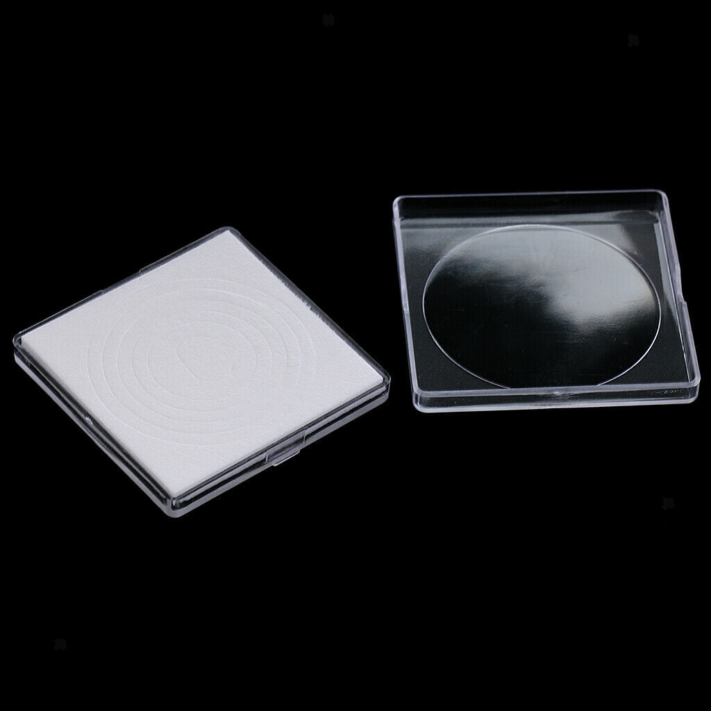 40x Transparent Coin Display Holder Container 38mm/33mm/28mm/23mm/18mm