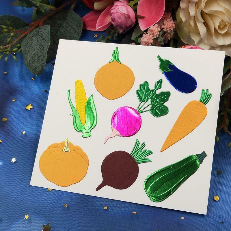 Vegetables Metal Cutting Dies Stencil Scrapbooking DIY Album Stamp Paper Emboss