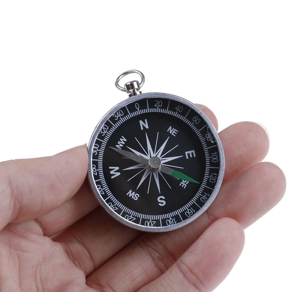 Pocket Hiking Camping Lightweight Aluminum Outdoor Emergency Compass Navig.l8