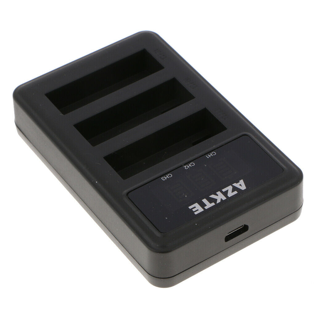 AHDBT-401 3-Channel Battery Charger Charging Cradle Dock Compatible with