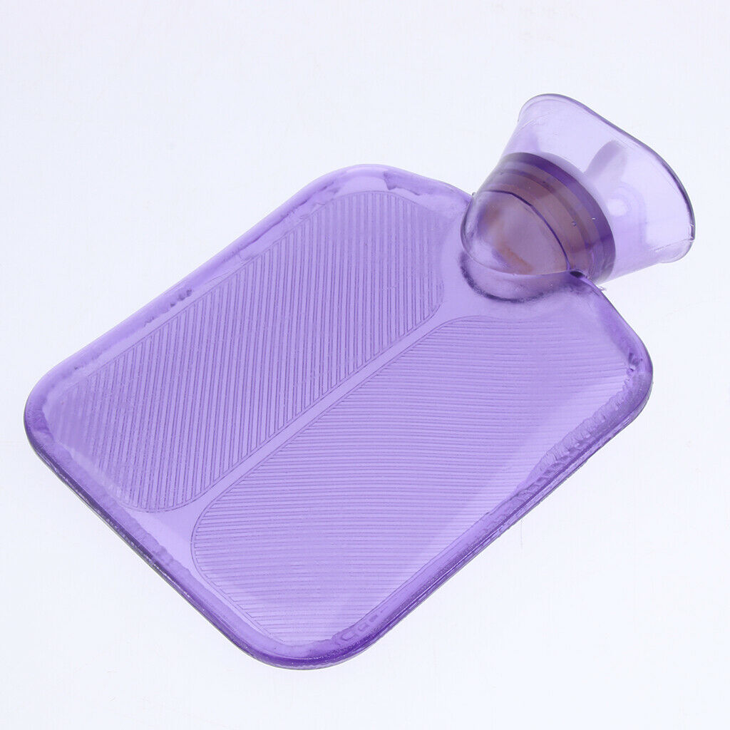 2Pcs Mini Hot Water Bottle Cloth Cover Outdoor Hand Warmer Heat Bag Durable