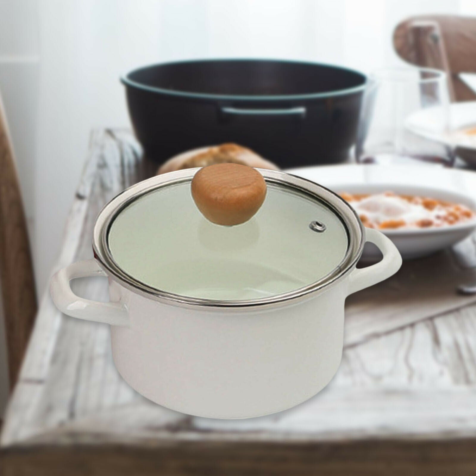 Multi-functional Saucepan Heat-Resistant Milk Pan Kitchen for Noodle Milk
