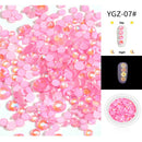 350 Nail Rhinestones DIY Charms Gem Stones 6 Sizes for Nails Face Body Pink