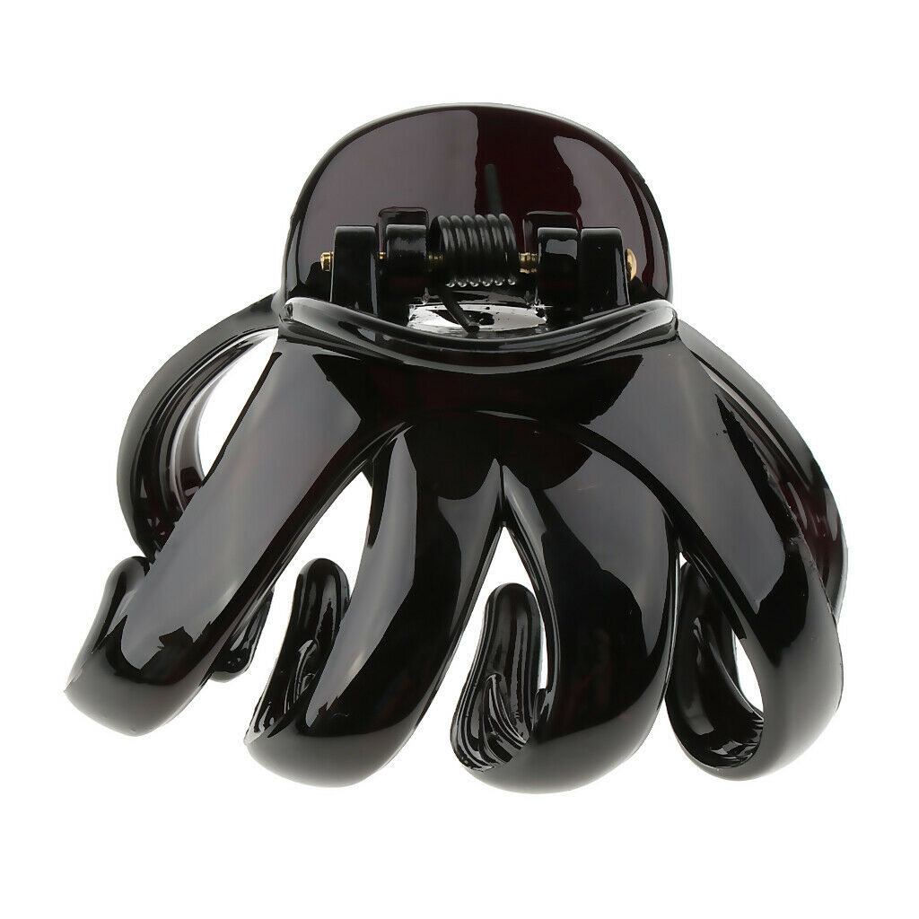 2PCS Large Hair Claw for Thick Women Updo Tool Octopus Jaw Grip Folding Clip