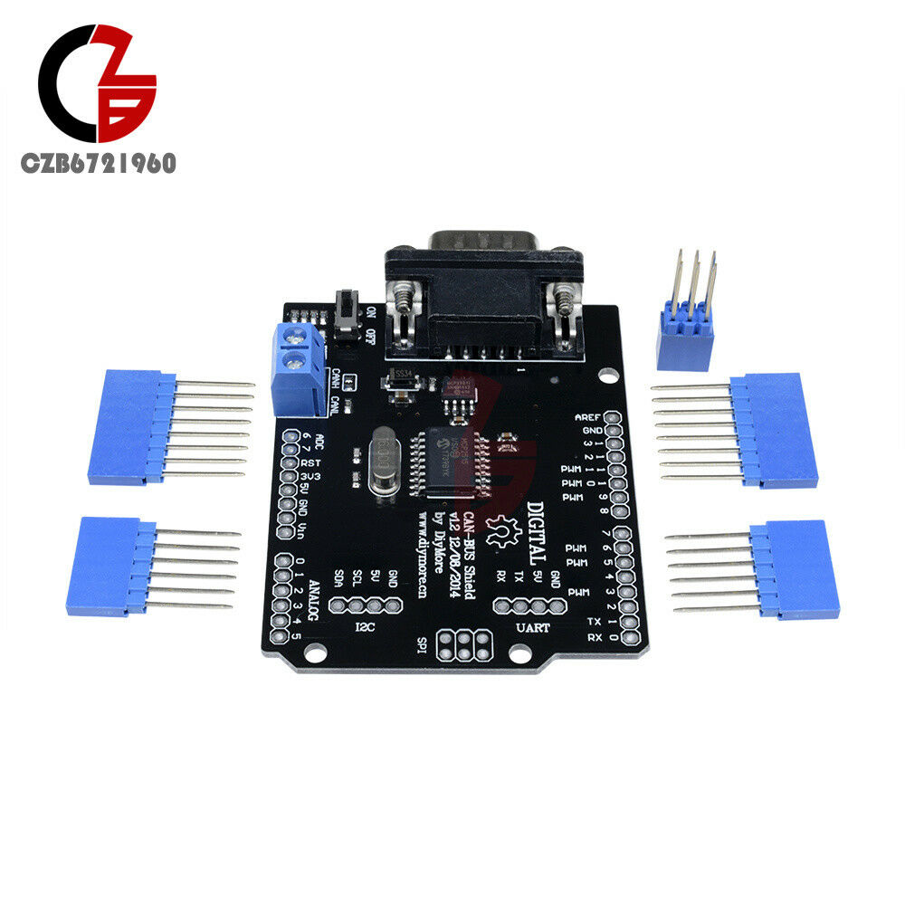 Arduino MCP2515 EF02037 SPI CAN BUS Shield Controller Communication Speed High