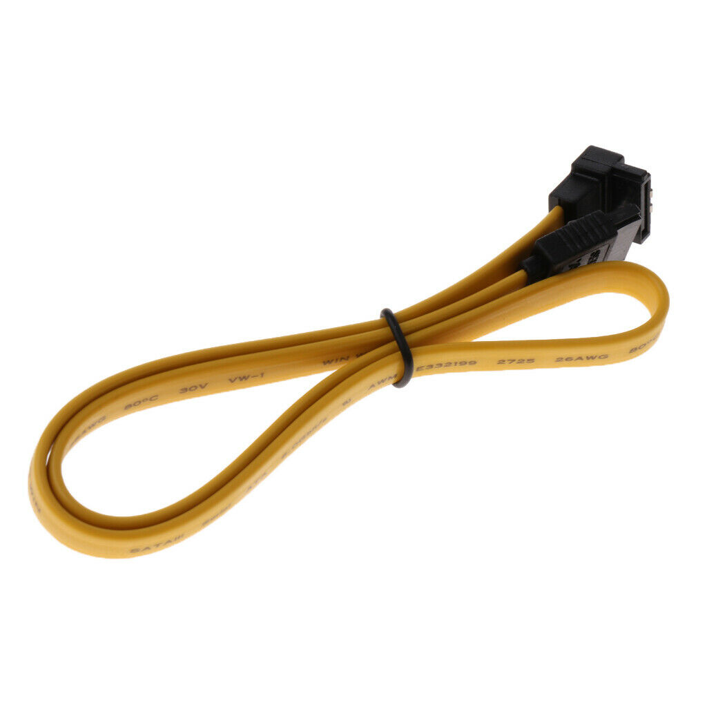 1 Pcs SATA2.0 Serial ATA Data Cable w/ Latch 3.0Gbps 90 Degree Right Angle