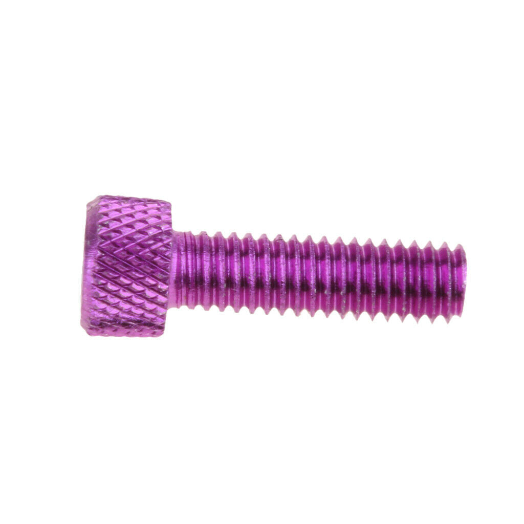 10x Hex Socket Cap Head Screw Bolt Aluminum Alloy Purple M6 x 20mm