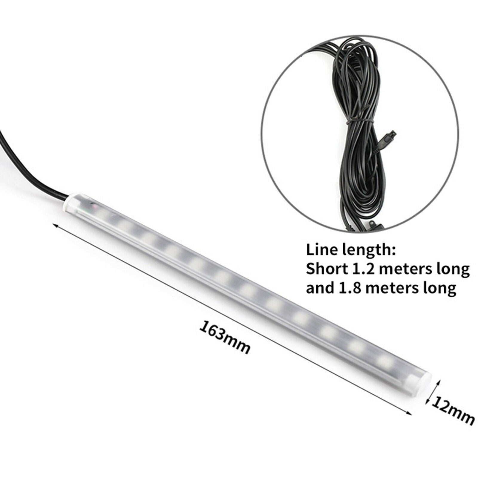 Car Light LED Strip Interior Lamp Atmosphere Lamp RGB Decorative USB Plug