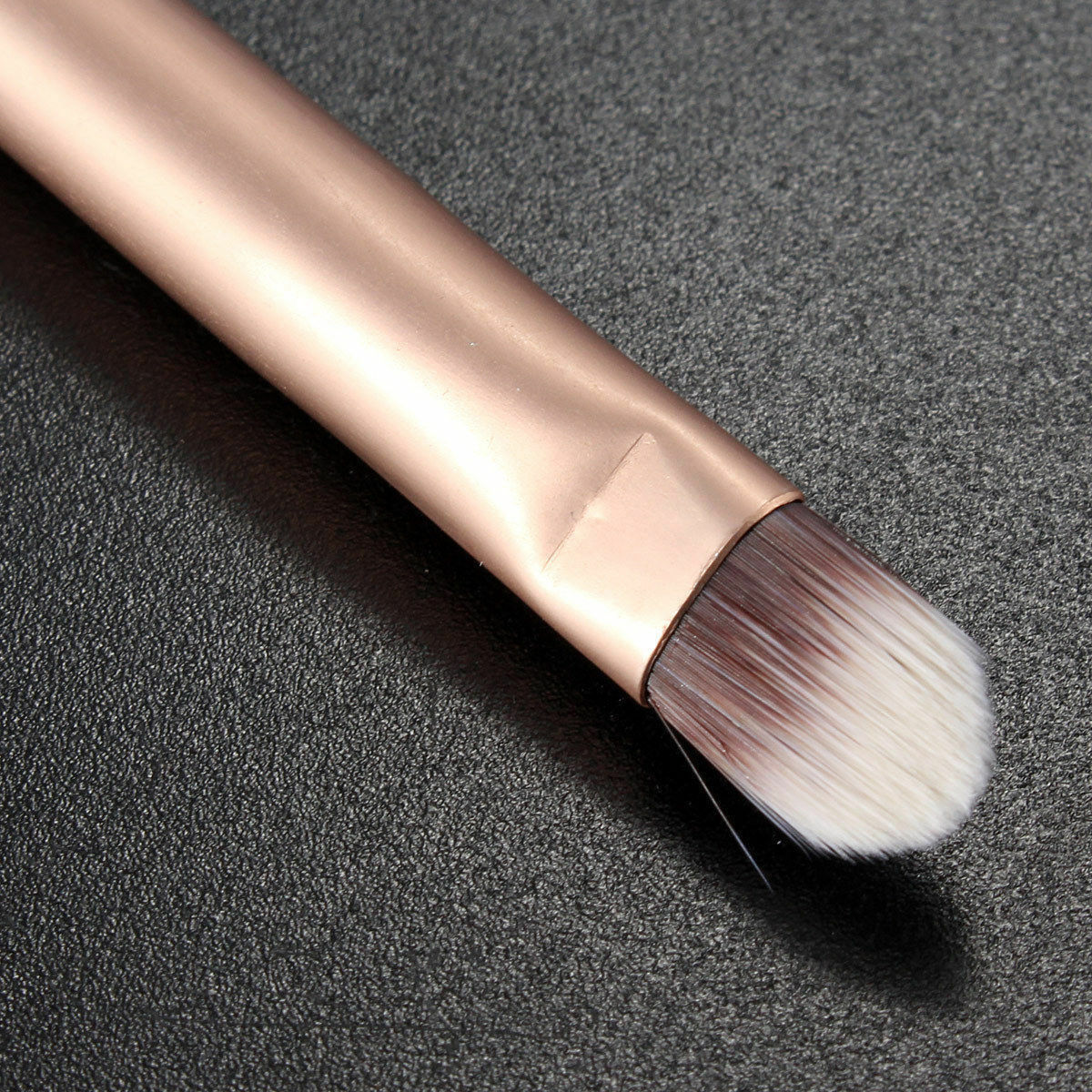 New Duo Brow Makeup Brush Metal Handle Double Sided Eyebrow Flat Angled Brushes