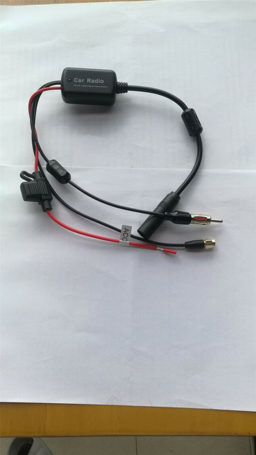 1 PC Stable Sensitive FM+DAB AMPLIFIER BOOSTER 12V-24V Car Truck Stereo Antenna
