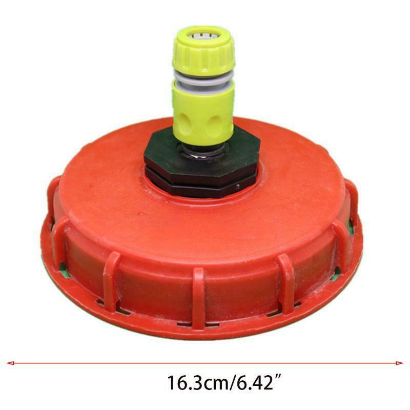Plastic IBC Tank Cap Cover Lid Bung Adapter with Water Injection Connector Plug