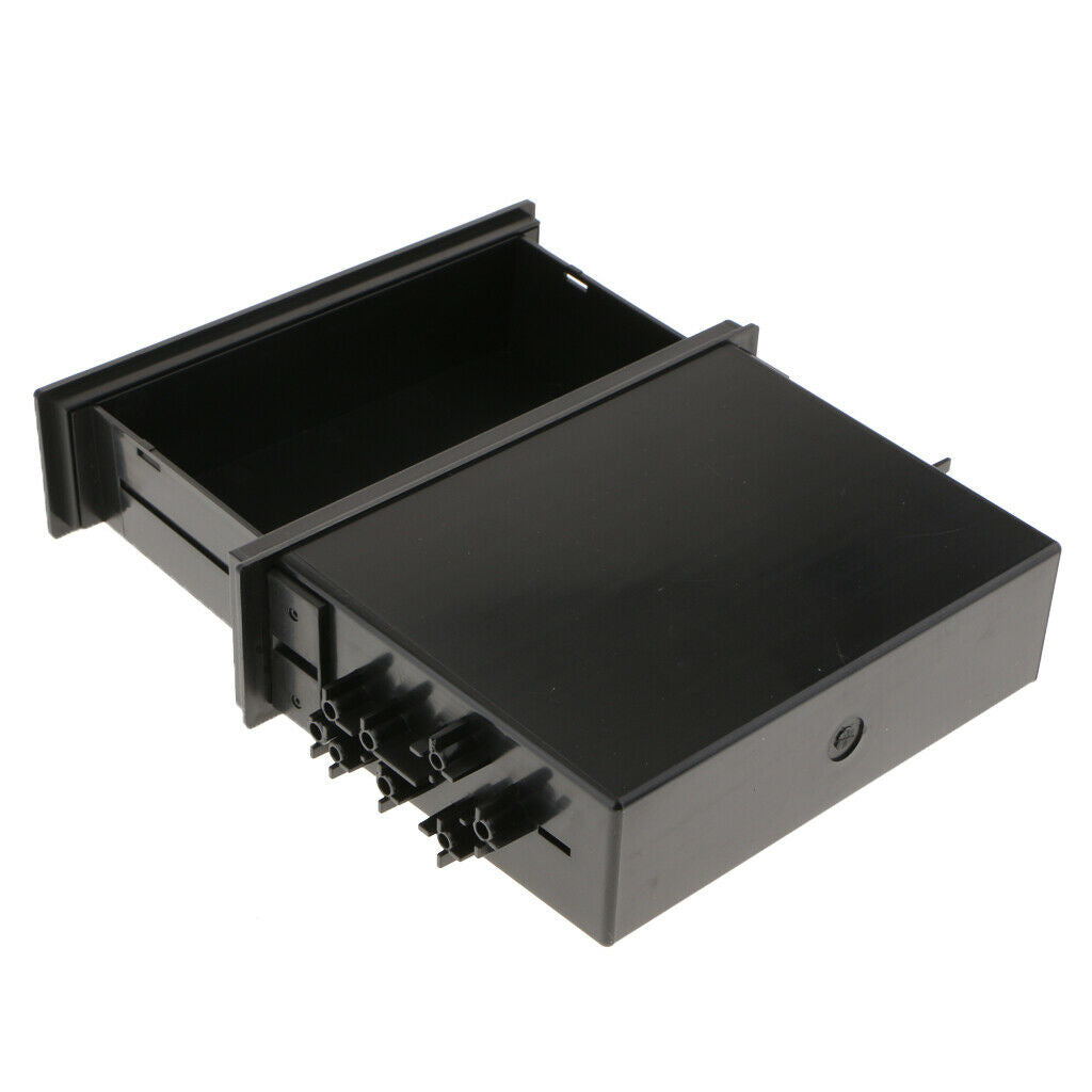 Universal Radio Pocket Car Auto CD Storage Box Single Installation Dash Mounting