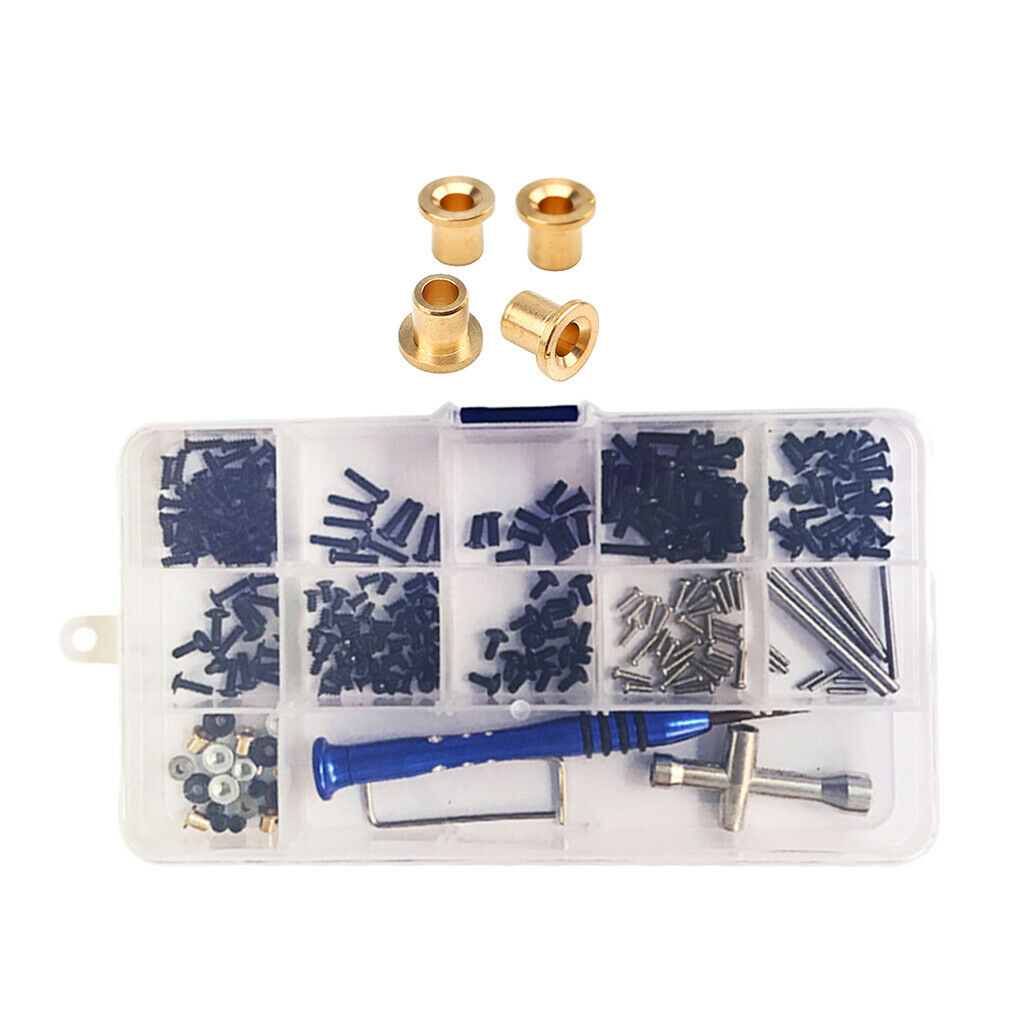 RC Car Repair Screws Nuts Flange Bushing Sleeve Set for Wltoys 1/14 144001