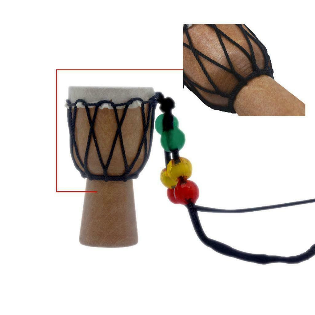1Pc Ethnic Features Mini Djembe Pendant Necklace African Hand Drum Necklace