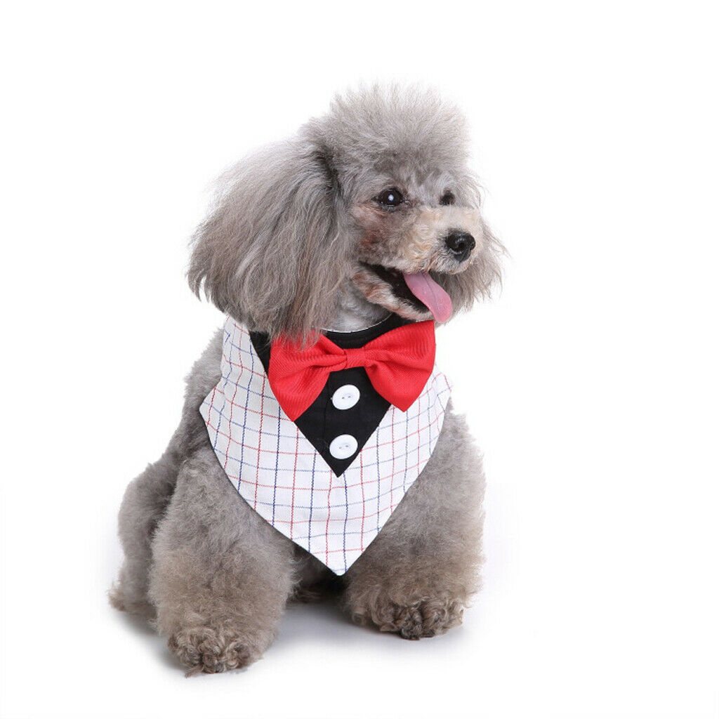 Pet Dog Cat Bandana Collar Puppy Triangle Neckerchief Scarf  Type 3 - L