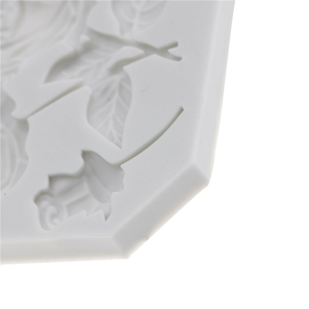 Sugarcraft Rose Slicone Fondant Mold Cake Decor Tools Chocolate Gumpaste .l8