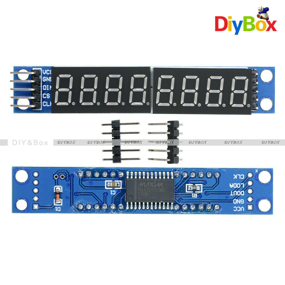 For Arduino MAX7219 LED Dot Matrix 8-Digit Digital Tube Display Control NEW D