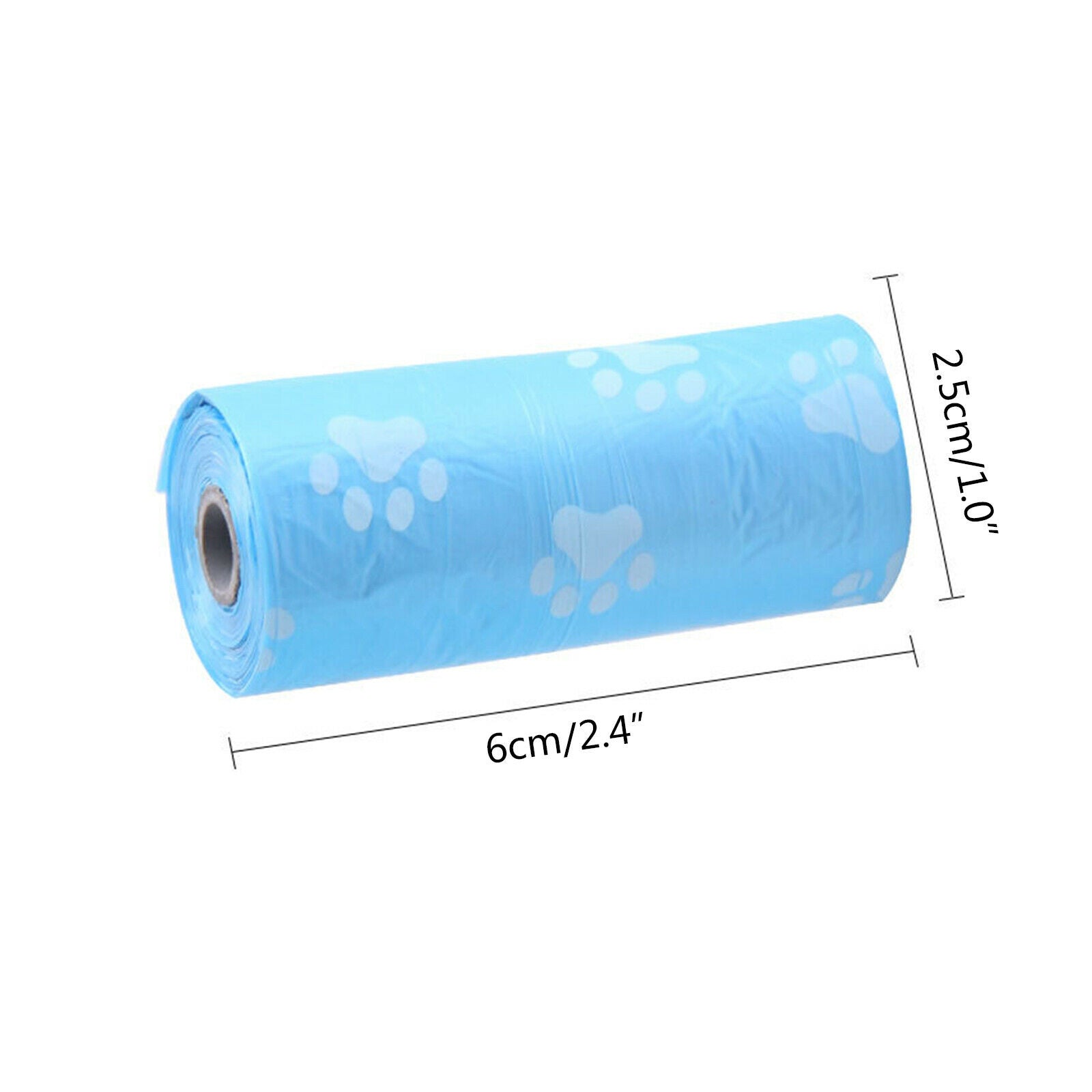 5 Rolls Pet Waste Refill Bags Portable Pet Doggy Poo Poop Pooper Scooper Toilet