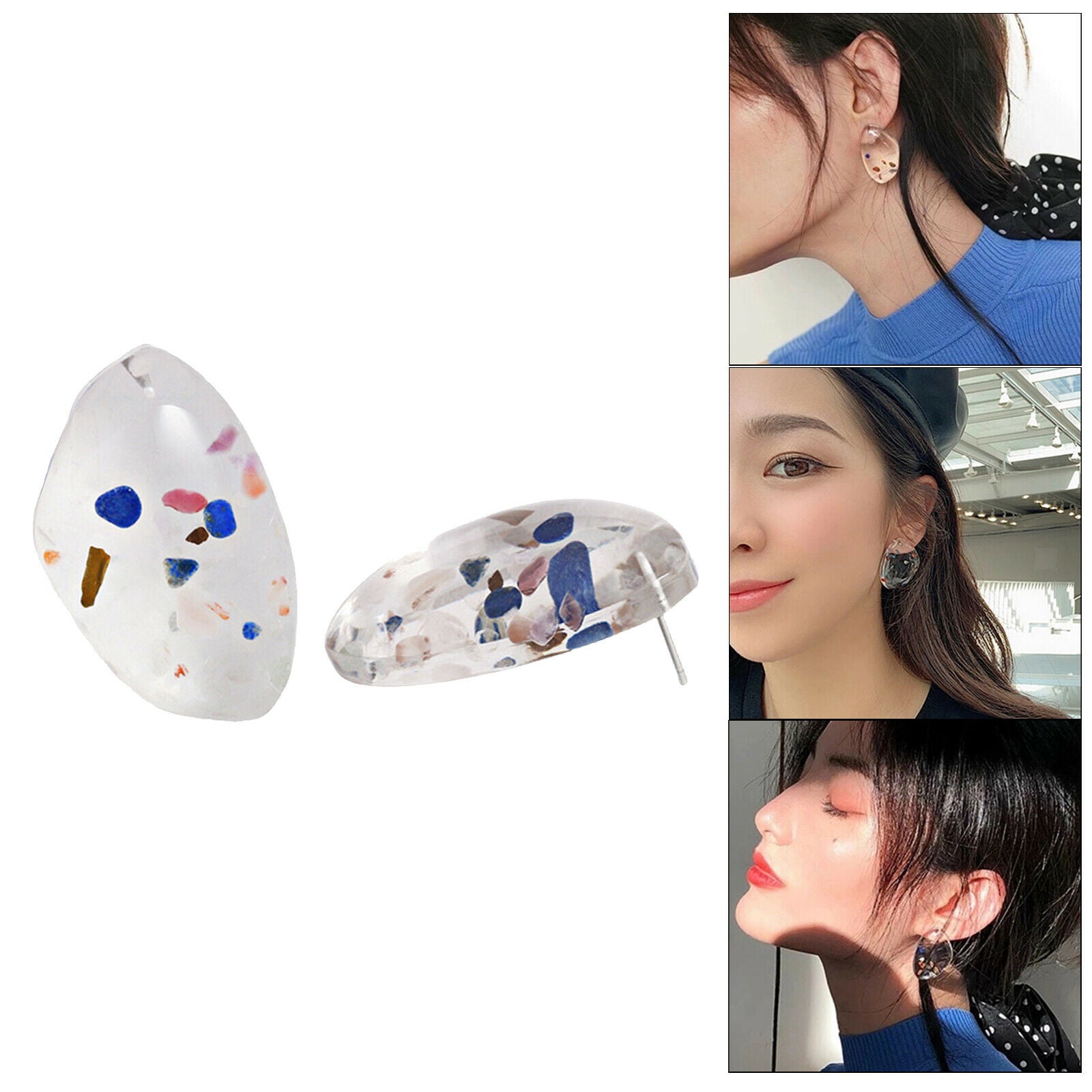 Hyperbole Women Earrings Ear Studs Personality Wedding Party Jewelry Gift