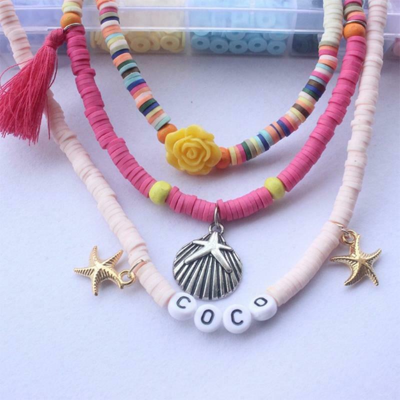 Beads for Jewelry Making Bracelets Necklace Earring DIY Craft Kit Letter Bead