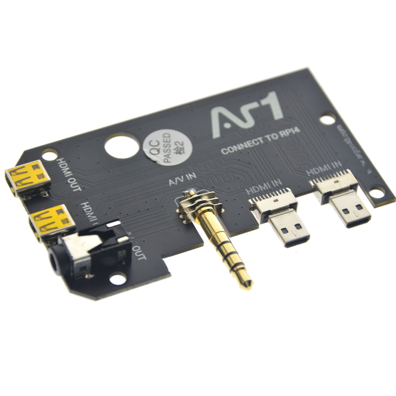 Argon One Mini Computer Black Aluminum Alloy Case With Fan For Raspberry Pi 4B
