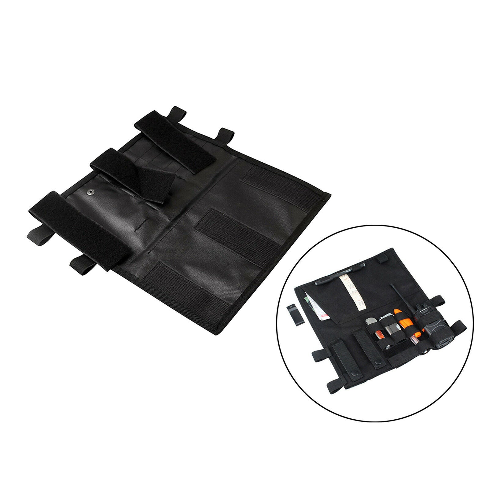 Sun Visor Organizer Interior Storage Multi- Net Zipper for Car SUV