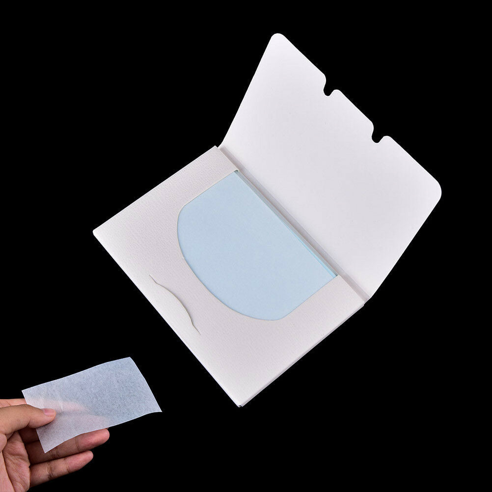 100 Sheets Make Up Oil Control Oil-Absorbing Blotting Facial Face Clean Pa.l8