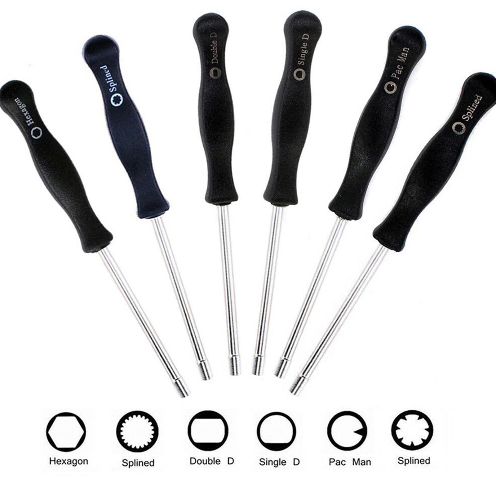 6pcs x Carburetor Adjustment Tool Set Carburetor Tune Up Adjusting Screwdriver