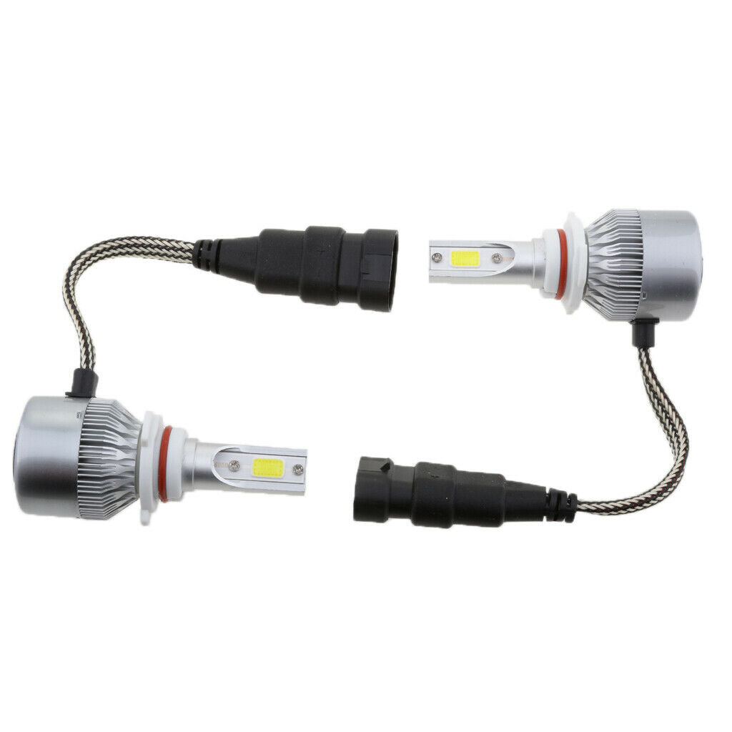 2X White LED Headlight Bulb Headlamp 6000K 3800LM 36W Car Driving Light 9006