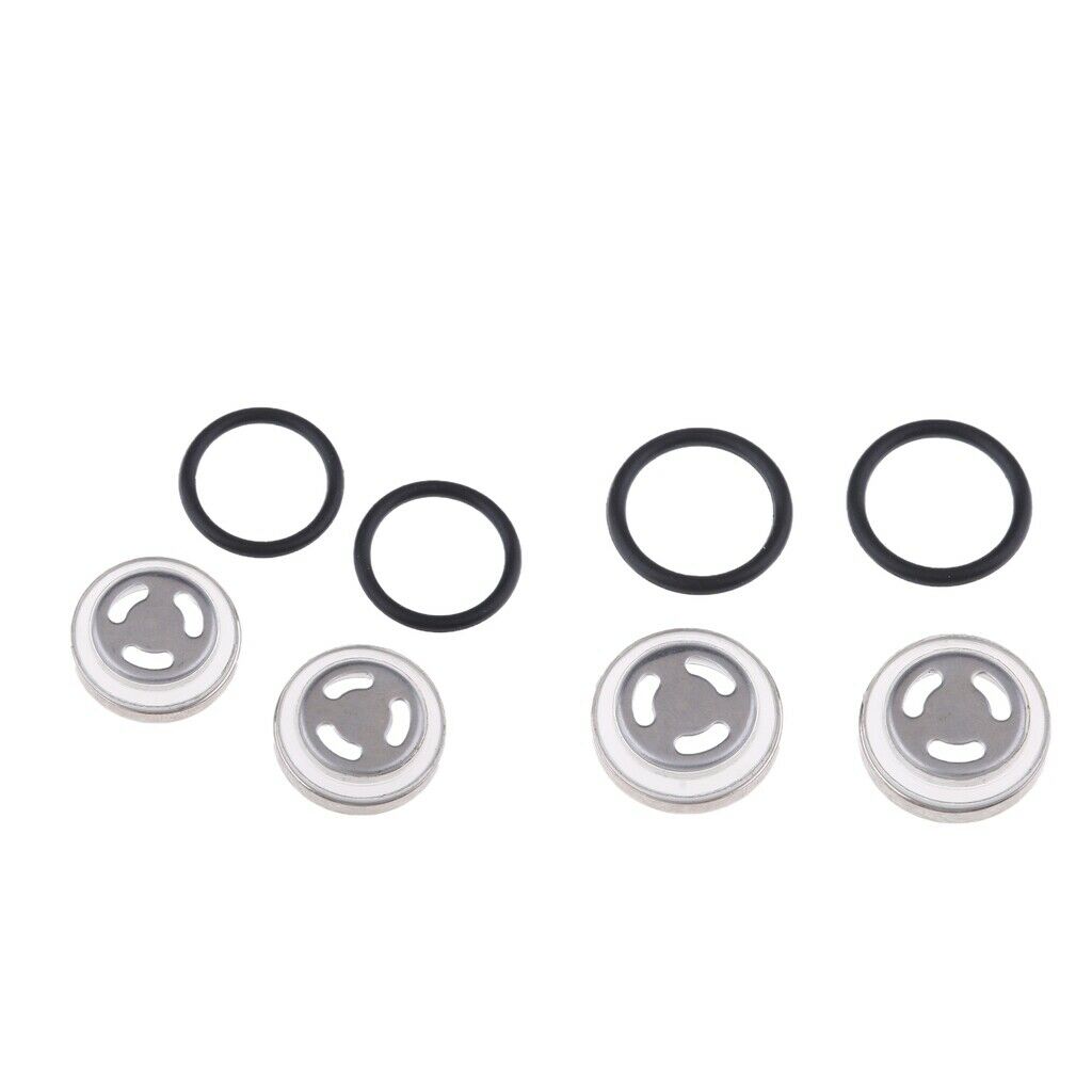 4x Φ 18mm Sight Glass Sight Glass with Rubber Seal Suitable for Motorcycle