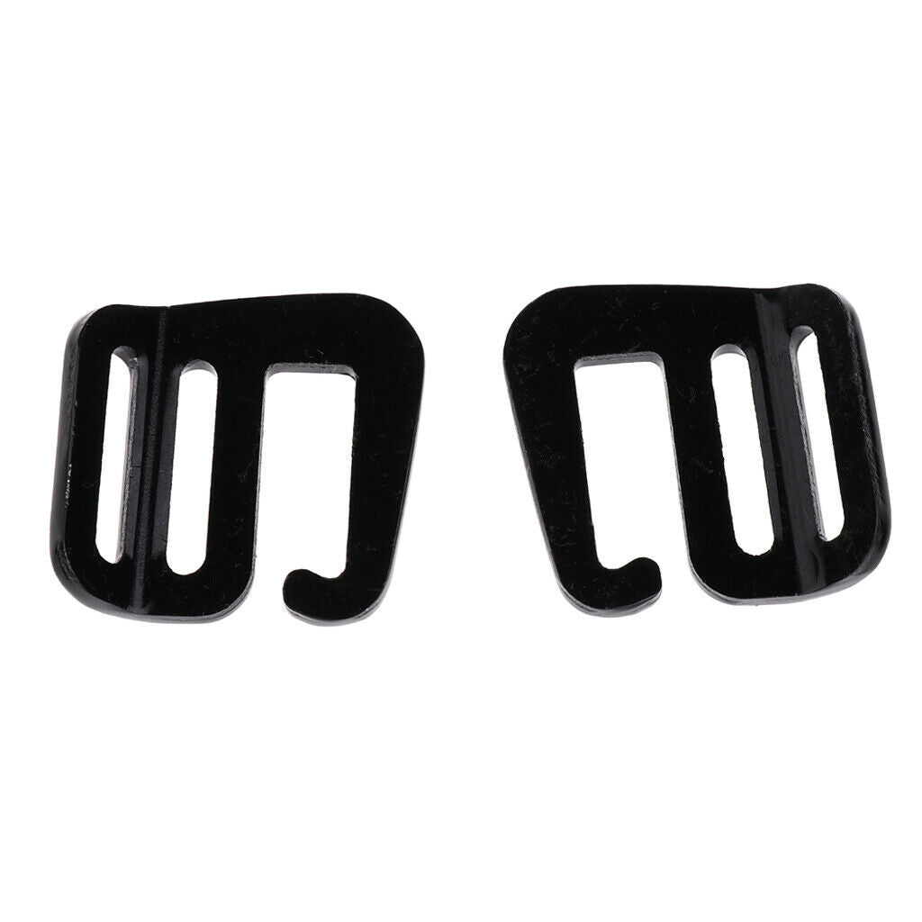 40x 1In G Hook Webbing Buckle For Backpack Strap Luggage Bags Outdoor Carabiners