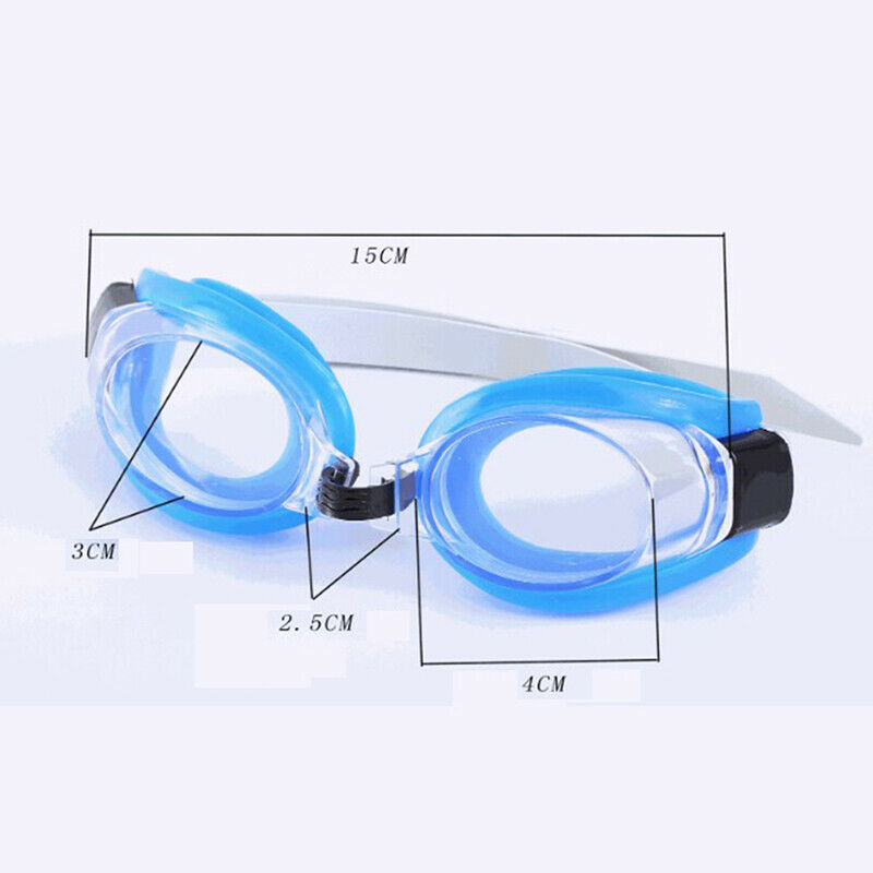 Waterproof Anti Fog Swimming Goggles Set UV Adjustable With Nose Clip Ear.l8