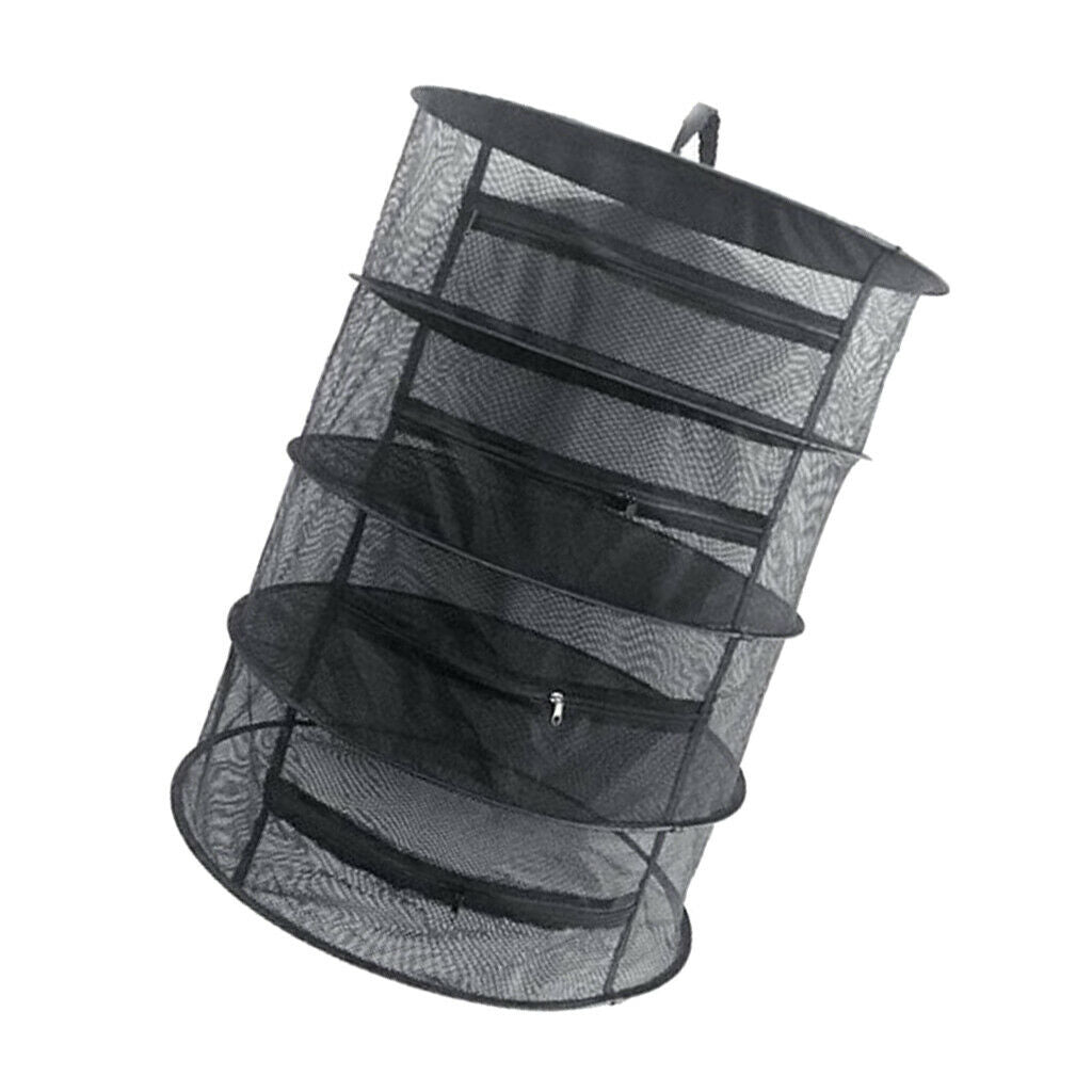 Collapsible Drying Rack Plants Net Tray for Hydroponic Plant and Bud 45cm