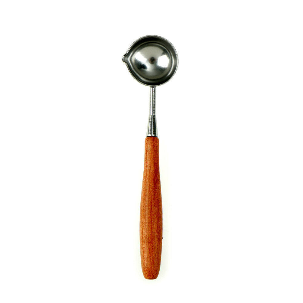 Wood Handle Sealing Wax Spoon Anti Hot Wax Spoon Wax Stamp Sealing Wax Spo.l8